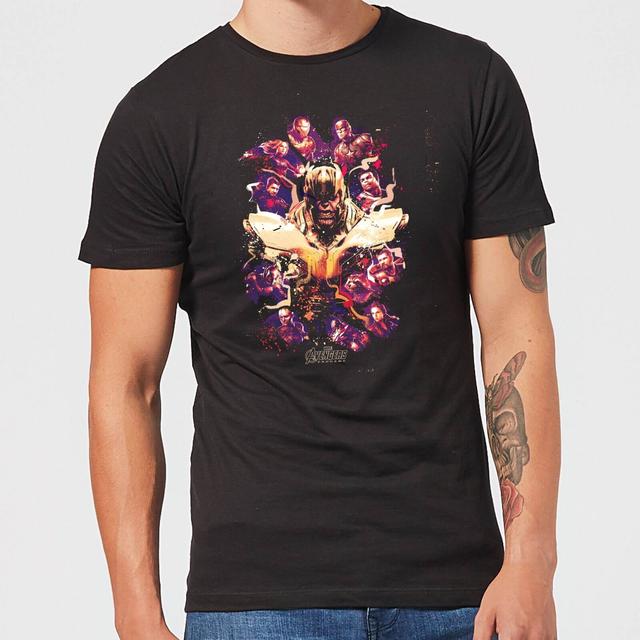 Camiseta Vengadores Endgame Splatter - Hombre - Negro - XL on Productcaster.