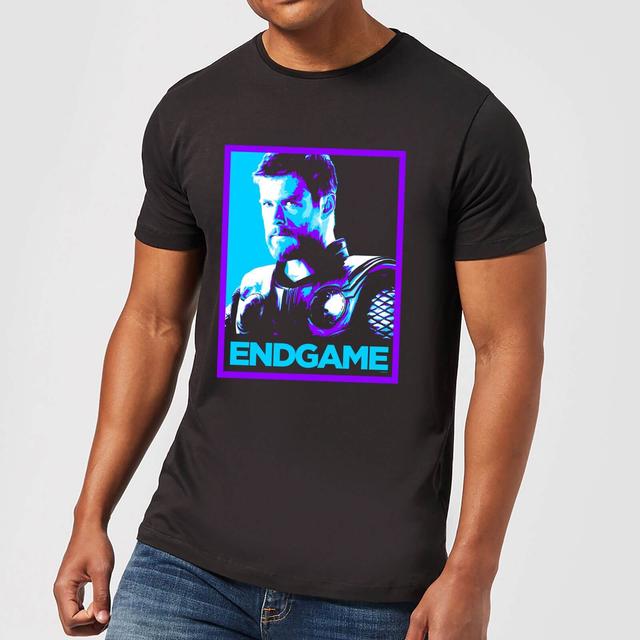 Avengers Endgame Thor Poster Men's T-Shirt - Black - L - Nero on Productcaster.