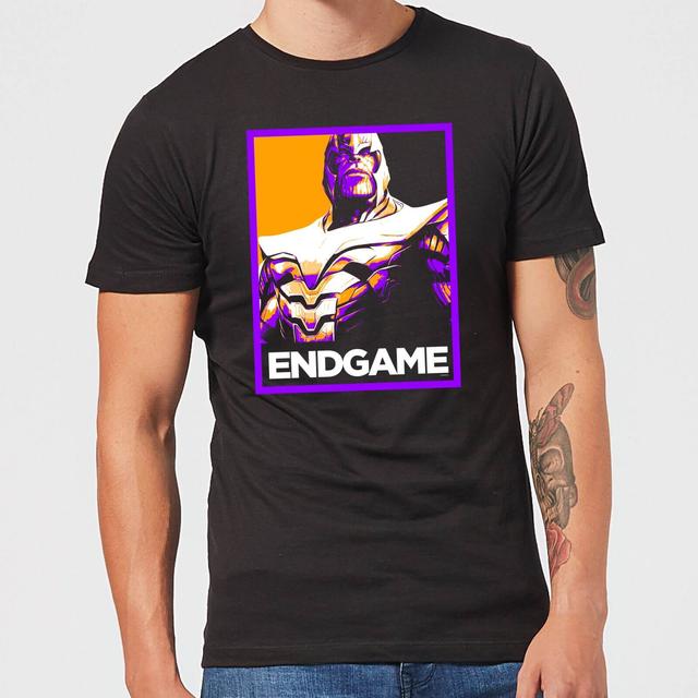 Camiseta Avengers Endgame Thanos Poster para hombre - Negro - S on Productcaster.