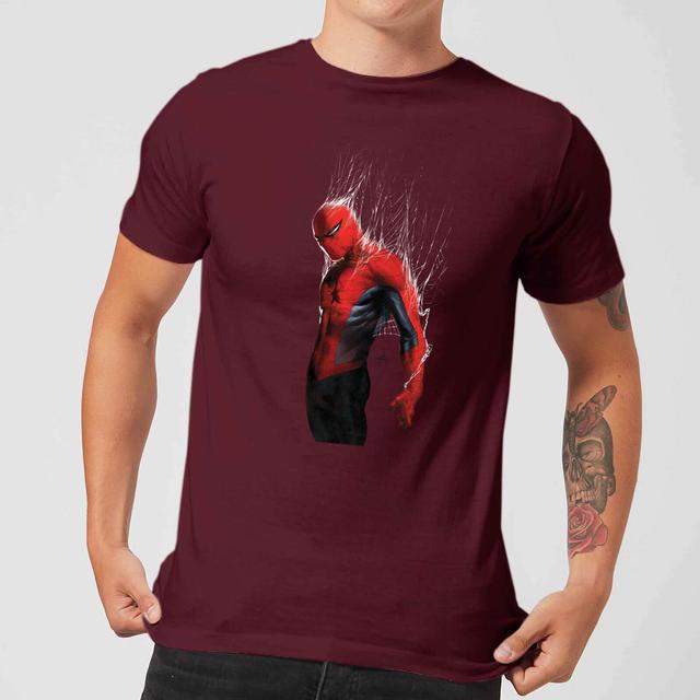 Marvel Spider-Man Web Wrap t-shirt - Wijnrood - S on Productcaster.