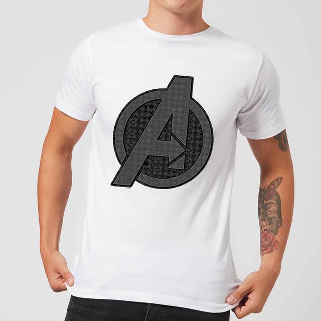 Camiseta Vengadores Endgame Logo Iconos - Hombre - Blanco - XL on Productcaster.