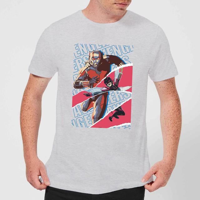 Marvel Avengers AntMan And Wasp Collage Men's T-Shirt - Grey - S - Grau on Productcaster.