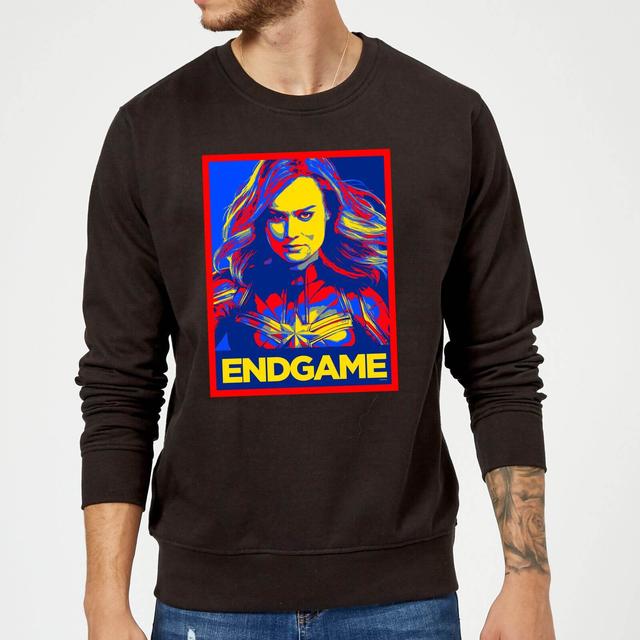 Sudadera con póster Avengers Endgame Capitana Marvel - Negro - XL - Negro on Productcaster.