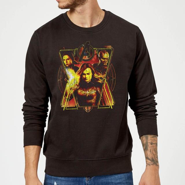 Avengers Endgame Distressed Sunburst Sweatshirt - Schwarz - M on Productcaster.