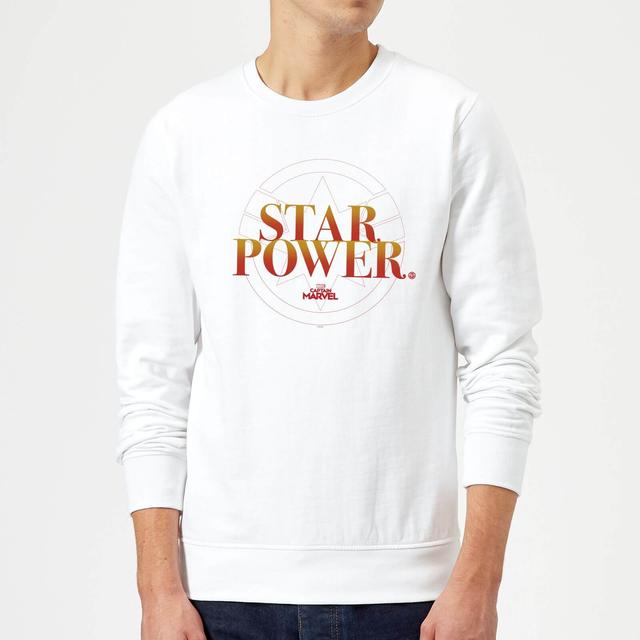 Sudadera Star Power de Captain Marvel - Blanco - M - Blanco on Productcaster.