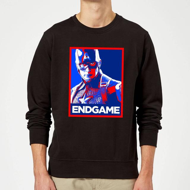 Sudadera con póster Avengers Endgame Capitán América - Negro - M - Negro on Productcaster.