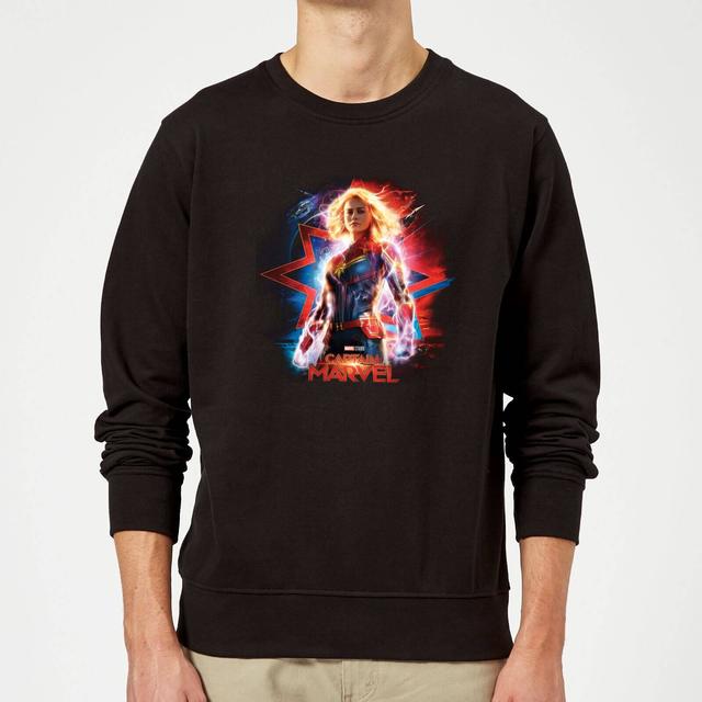 Sudadera con póster de Capitana Marvel - Negro - XXL - Negro on Productcaster.