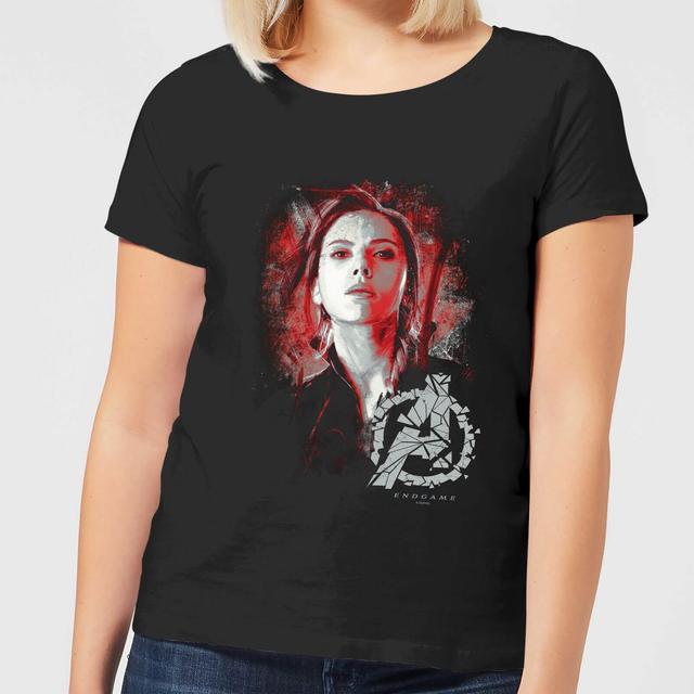 Avengers Endgame Schwarz Widow Brushed Damen T-Shirt - Schwarz - M on Productcaster.