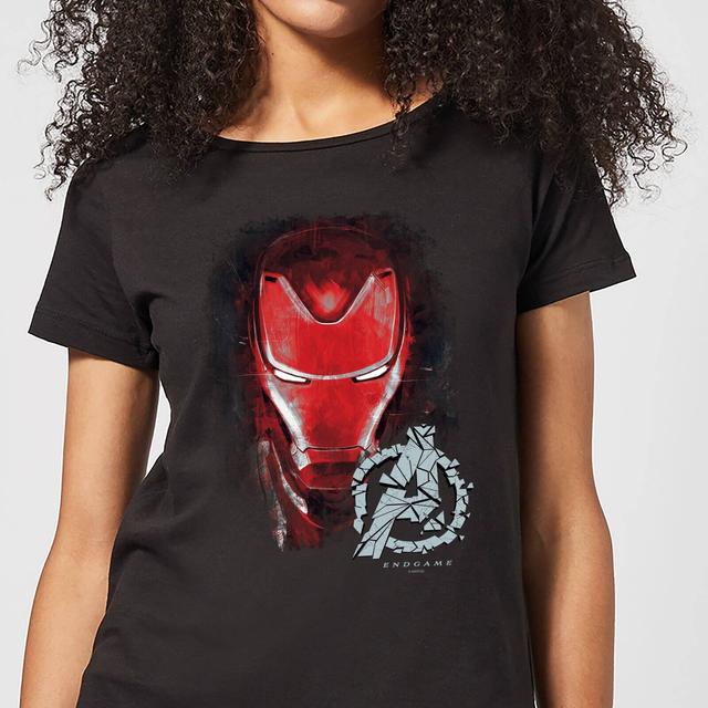 Avengers Endgame Iron Man Brushed Women's T-Shirt - Black - L on Productcaster.