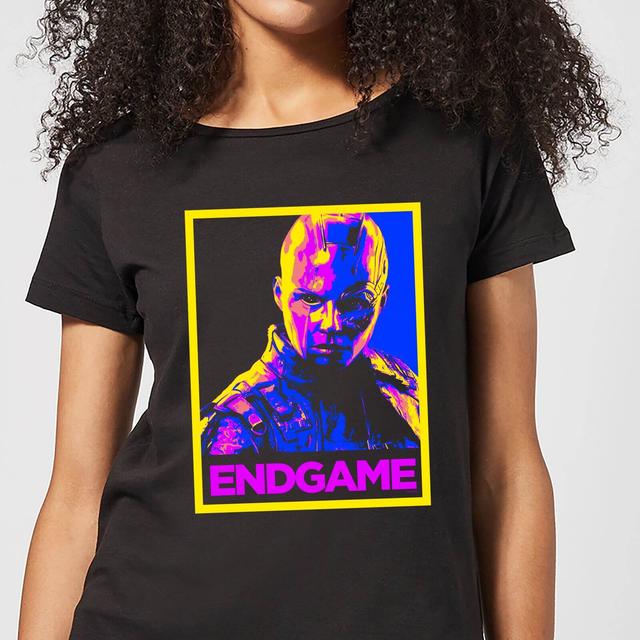 Camiseta Avengers Endgame Nebula Poster para mujer - Negro - S on Productcaster.