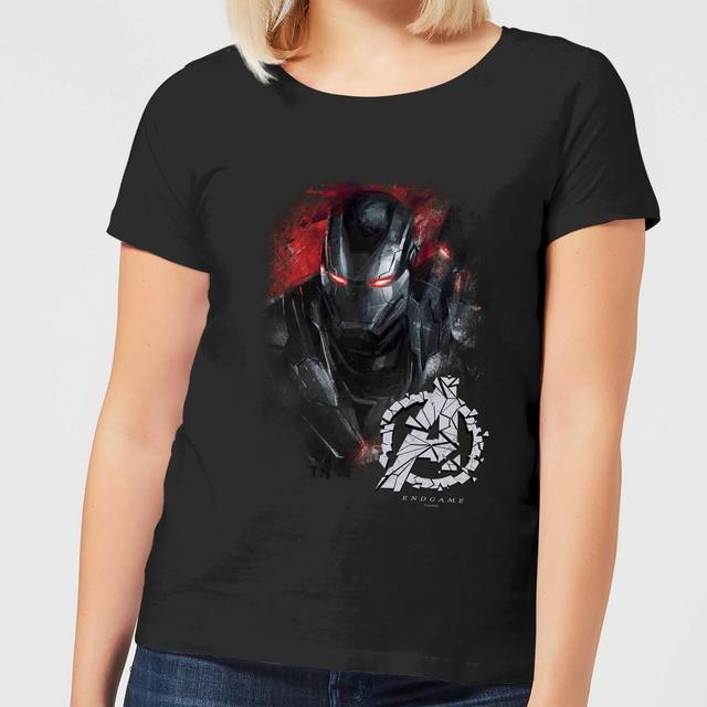 Avengers: Endgame War Machine Brushed dames t-shirt - Zwart - XXL - Zwart on Productcaster.