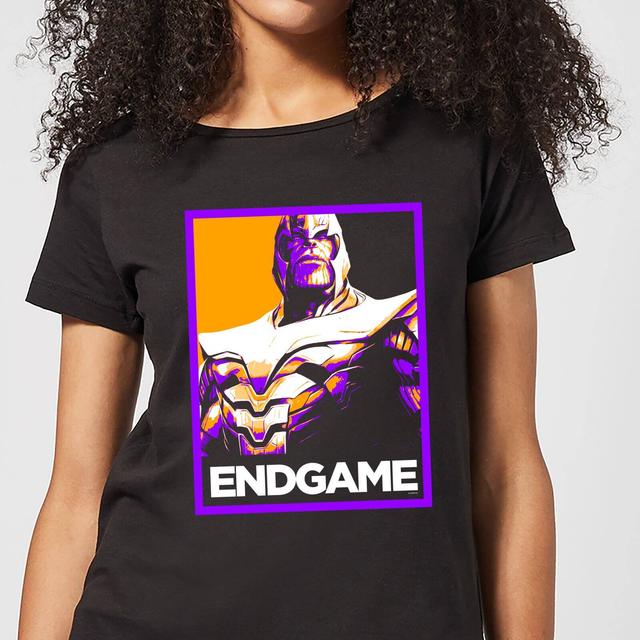 Camiseta Avengers Endgame Thanos Poster para mujer - Negro - S on Productcaster.