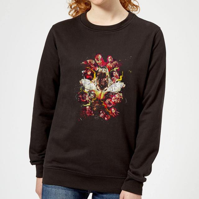 Avengers Endgame Distressed Thanos Damen Sweatshirt - Schwarz - L - Schwarz on Productcaster.