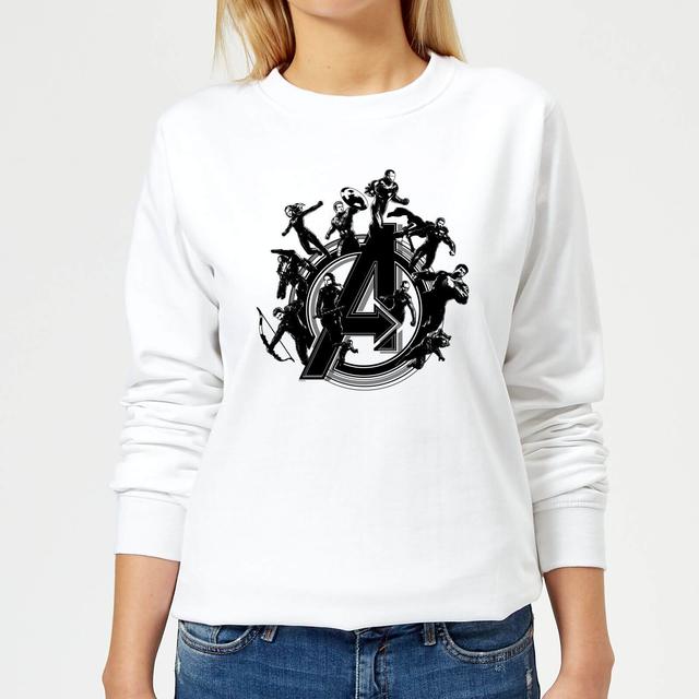 Sudadera Vengadores Endgame Círculo Héroes - Mujer - Blanco - L on Productcaster.