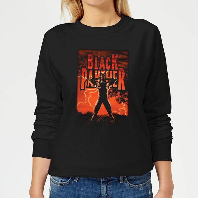 Marvel Universe Wakanda Lightning Women's Sweatshirt - Black - XS - Nero on Productcaster.