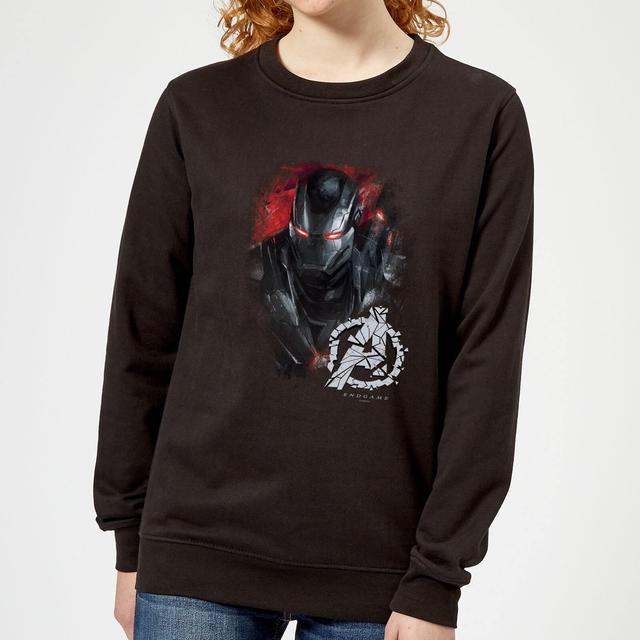 Avengers Endgame War Machine Brushed Women's Sweatshirt - Black - XXL on Productcaster.