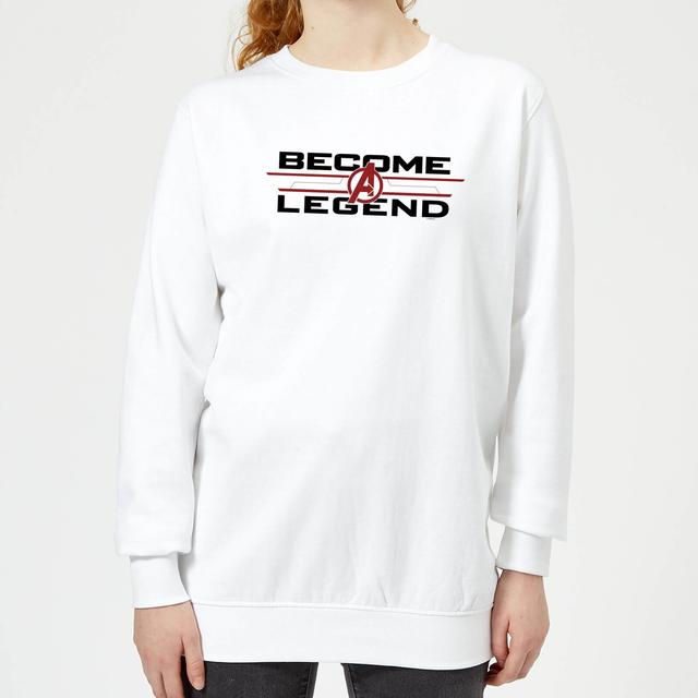 Avengers Endgame Become A Legend Women's Sweatshirt - White - S - White on Productcaster.