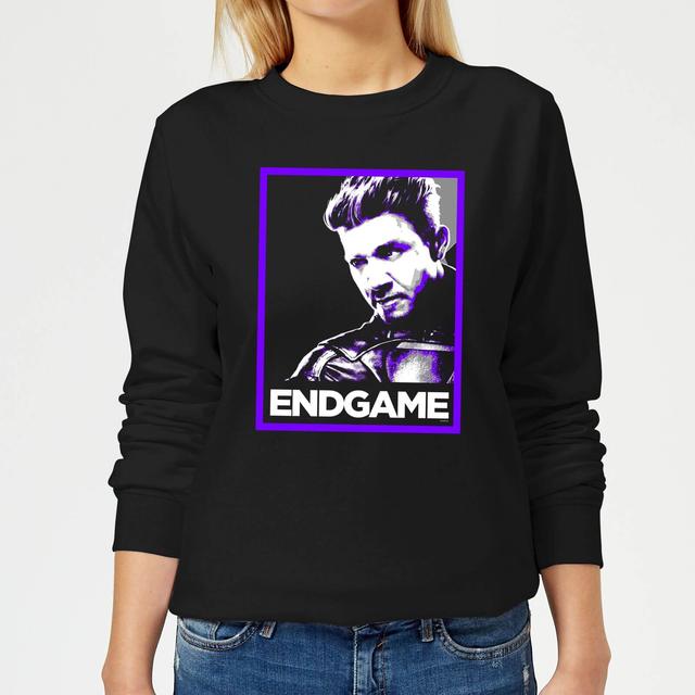 Sudadera para mujer Avengers Endgame Hawkeye Poster - Negro - L - Negro on Productcaster.