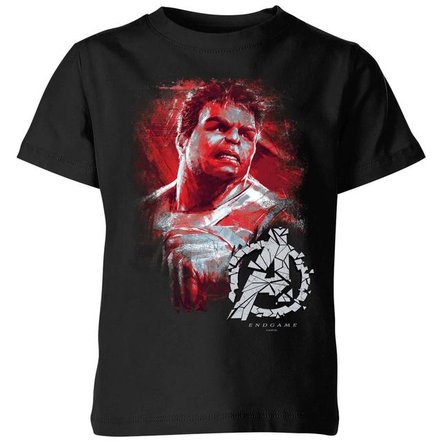 T-shirt Avengers Endgame Hulk Brushed - Enfant - Noir - 3-4 ans - Noir on Productcaster.