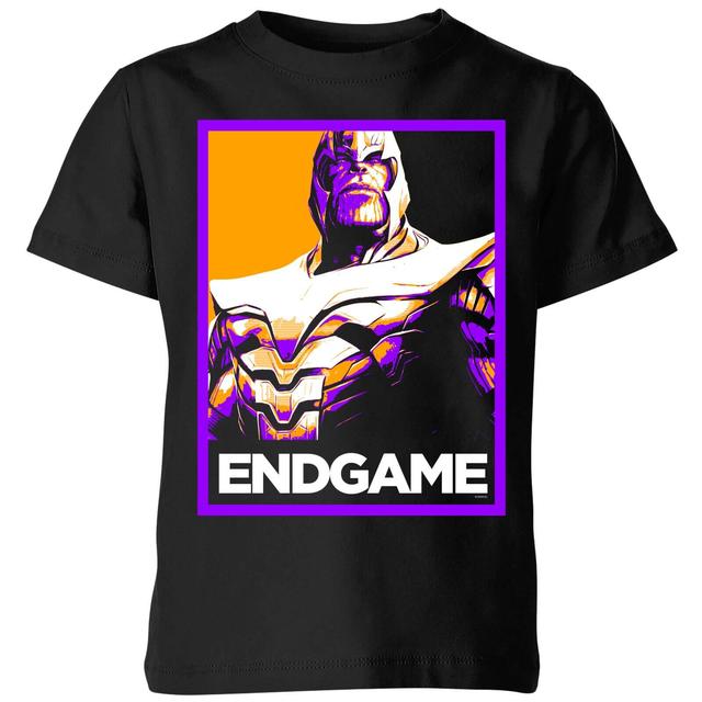 T-Shirt Avengers Endgame Thanos Poster - Nero - Bambini - 11-12 Anni on Productcaster.