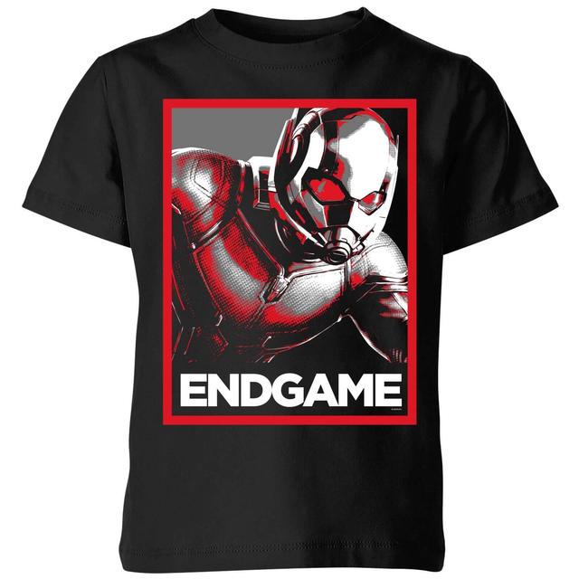 Avengers: Endgame Ant-Man Poster kinder t-shirt - Zwart - 122/128 (7-8 jaar) on Productcaster.