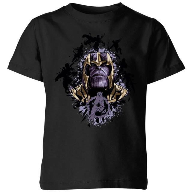 Camiseta Vengadores Endgame Caudillo Thanos - Niño - Negro - 7-8 años on Productcaster.