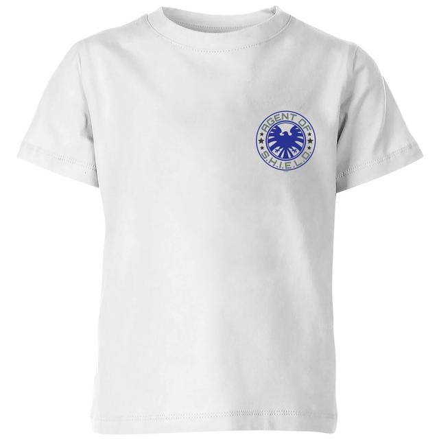 Marvel Avengers Agent Of Shield Kids' T-Shirt - White - 9-10 Years - White on Productcaster.