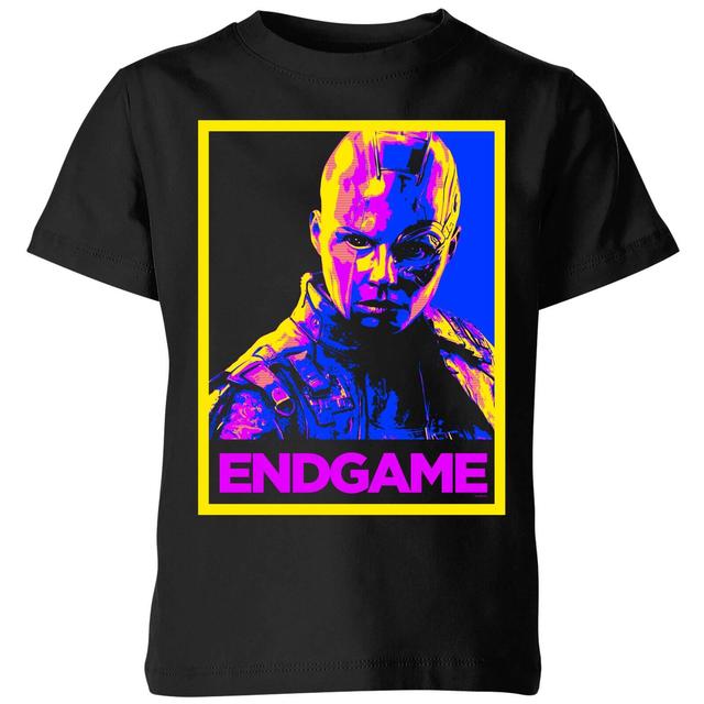 Camiseta para niño Avengers Endgame Nebula Poster - Negro - 5-6 años on Productcaster.