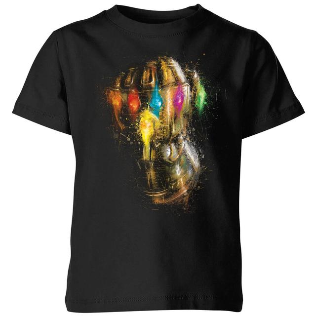 Camiseta Vengadores Endgame Guantelete del Infinito - Niño - Negro - 9-10 años on Productcaster.