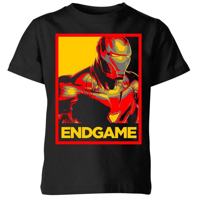 Camiseta Avengers Endgame Iron Man Poster para niño - Negro - 11-12 años on Productcaster.