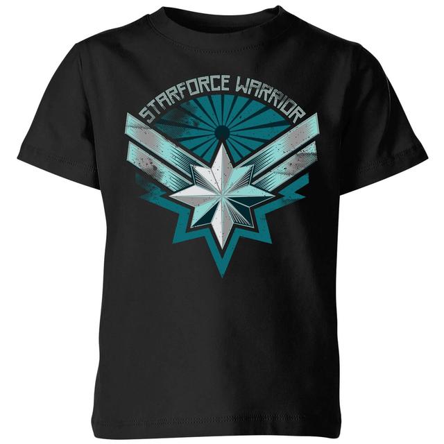 Camiseta para niño Starforce Warrior de Captain Marvel - Negro - 7-8 años on Productcaster.