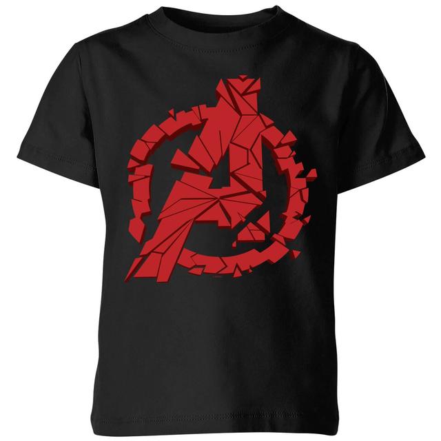 Camiseta para niño Avengers Endgame Shattered Logo - Negro - 11-12 años on Productcaster.