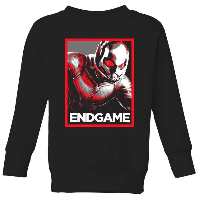 Avengers Endgame Ant-Man Poster Kids' Sweatshirt - Black - 7-8 Years - Black on Productcaster.