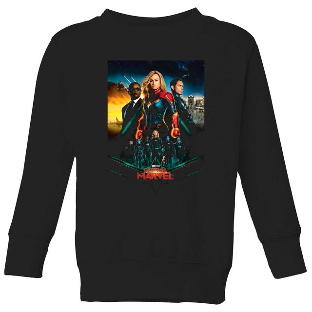 Sudadera para niño con póster Starforce de la película de Capitana Marvel - Negro - 11-12 años on Productcaster.