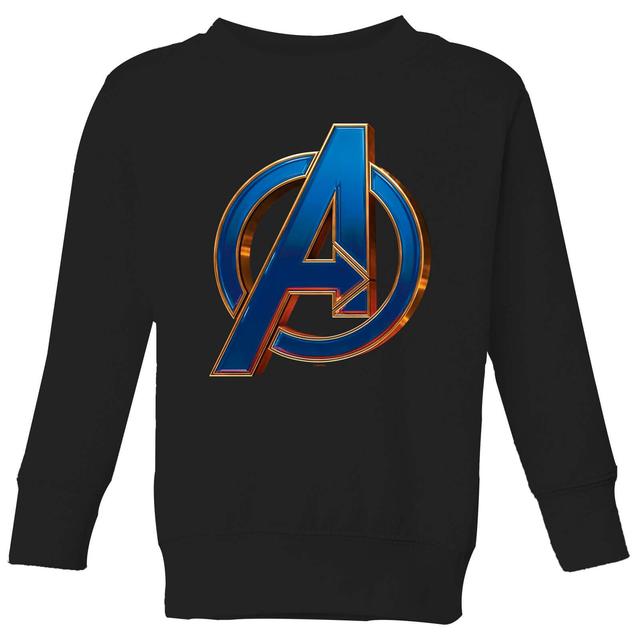 Avengers Endgame Heroic Logo Kids' Sweatshirt - Schwarz - 7-8 Jahre on Productcaster.