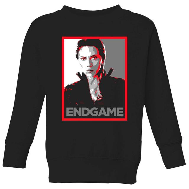 Sudadera para niño Avengers Endgame Black Widow Poster - Negro - 7-8 años - Negro on Productcaster.