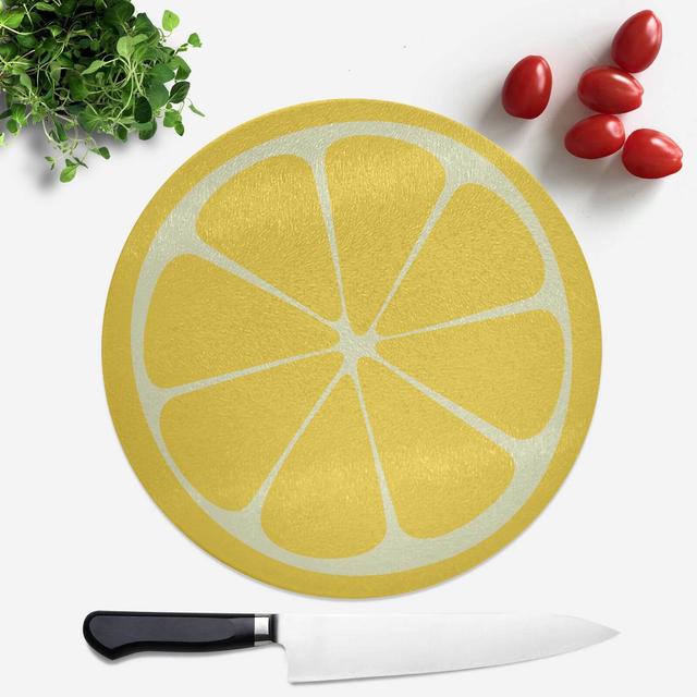 Lemon Round Chopping Board on Productcaster.