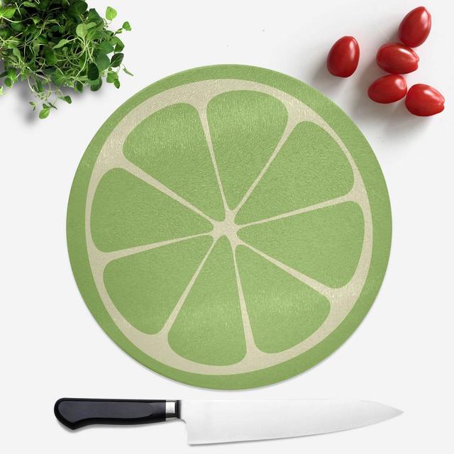 Lime Round Chopping Board on Productcaster.