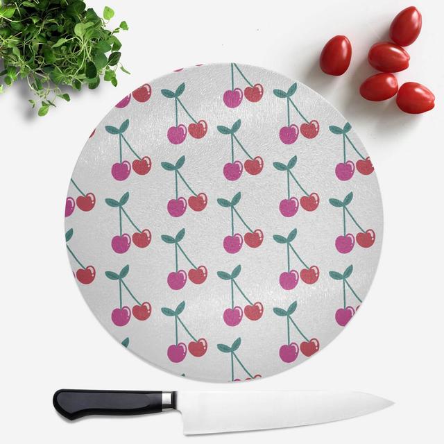 Cherry Pattern Round Chopping Board on Productcaster.