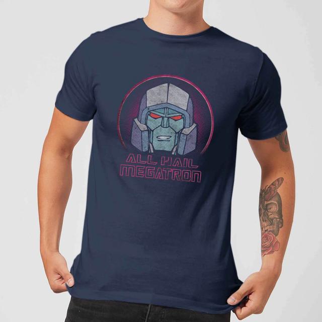 Transformers All Hail Megatron Men's T-Shirt - Navy - XS on Productcaster.