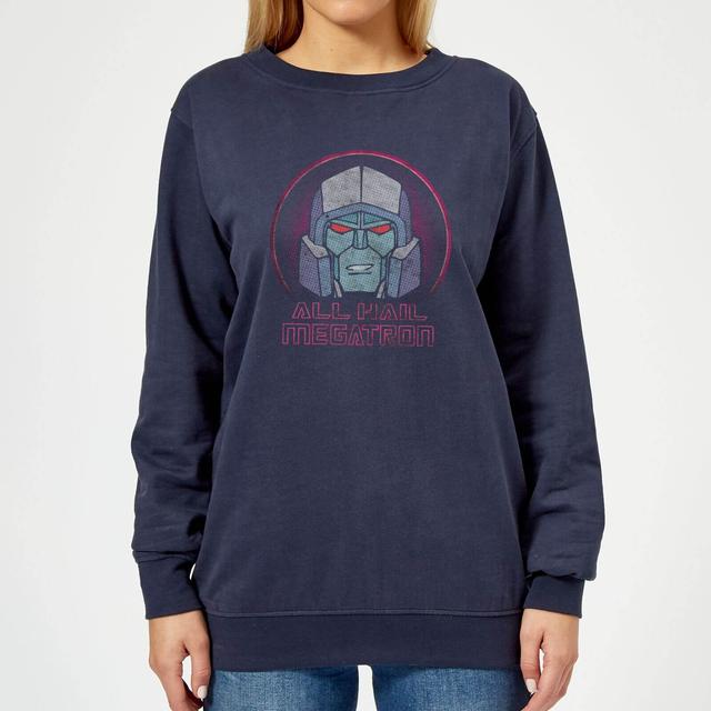 Transformers All Hail Megatron Women's Sweatshirt - Navy - M on Productcaster.