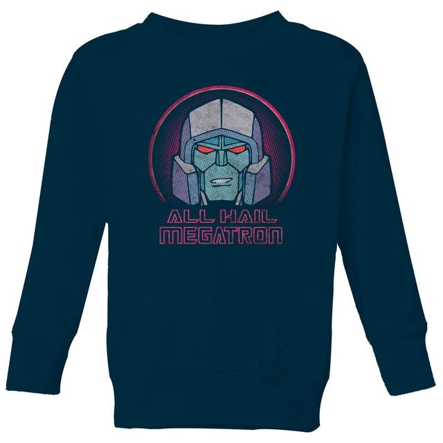 Transformers All Hail Megatron Kids' Sweatshirt - Navy - 7-8 Jahre on Productcaster.