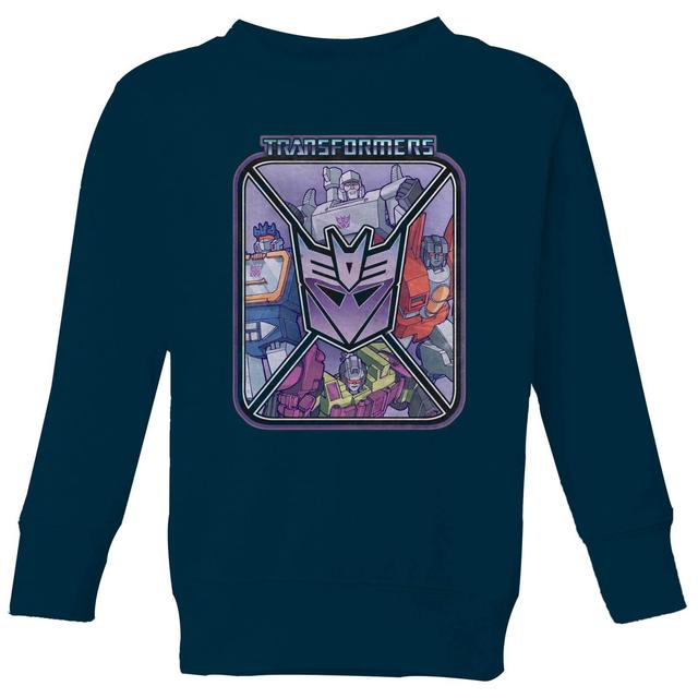 Transformers Decepticons Kids' Sweatshirt - Navy - 11-12 Jahre on Productcaster.