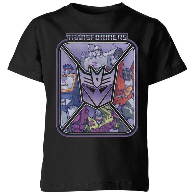 Transformers Decepticons Kids' T-Shirt - Black - 7-8 Jahre on Productcaster.