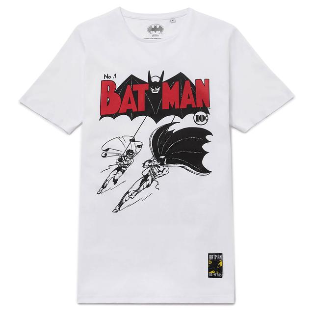 Batman 80. Jubiläum 40s Legend T-Shirt - Weiß - M on Productcaster.