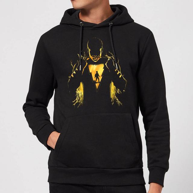 Shazam Lightning Silhouette Hoodie - Black - S on Productcaster.