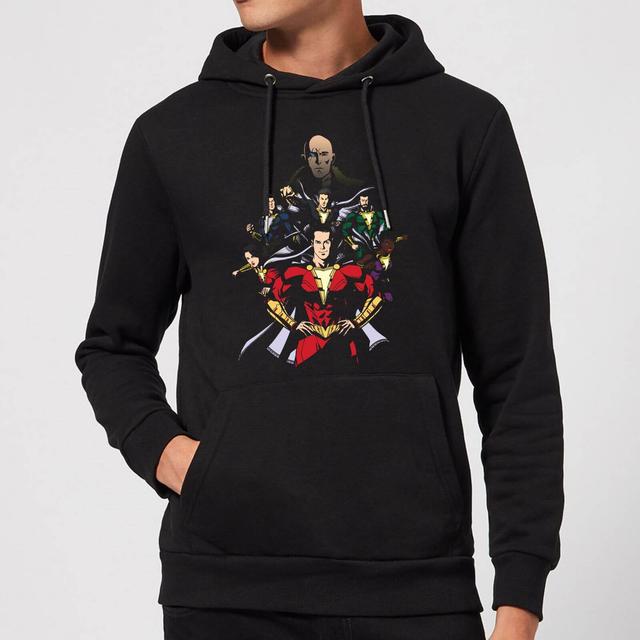 Shazam Team Up Hoodie - Black - S - Negro on Productcaster.