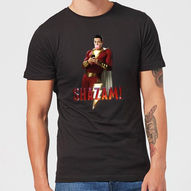 Shazam Bubble Gum Men's T-Shirt - Black - L - Nero on Productcaster.