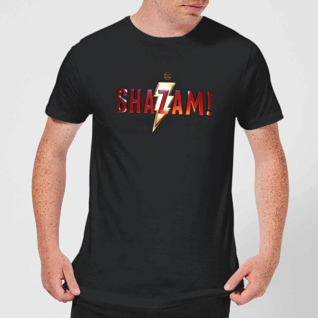 Shazam Logo Men's T-Shirt - Black - 3XL on Productcaster.