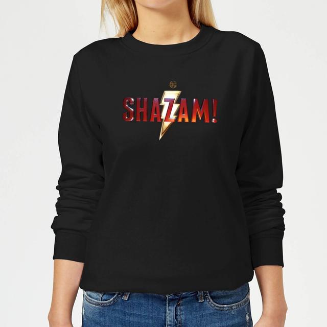 Shazam Logo Women's Sweatshirt - Black - S on Productcaster.